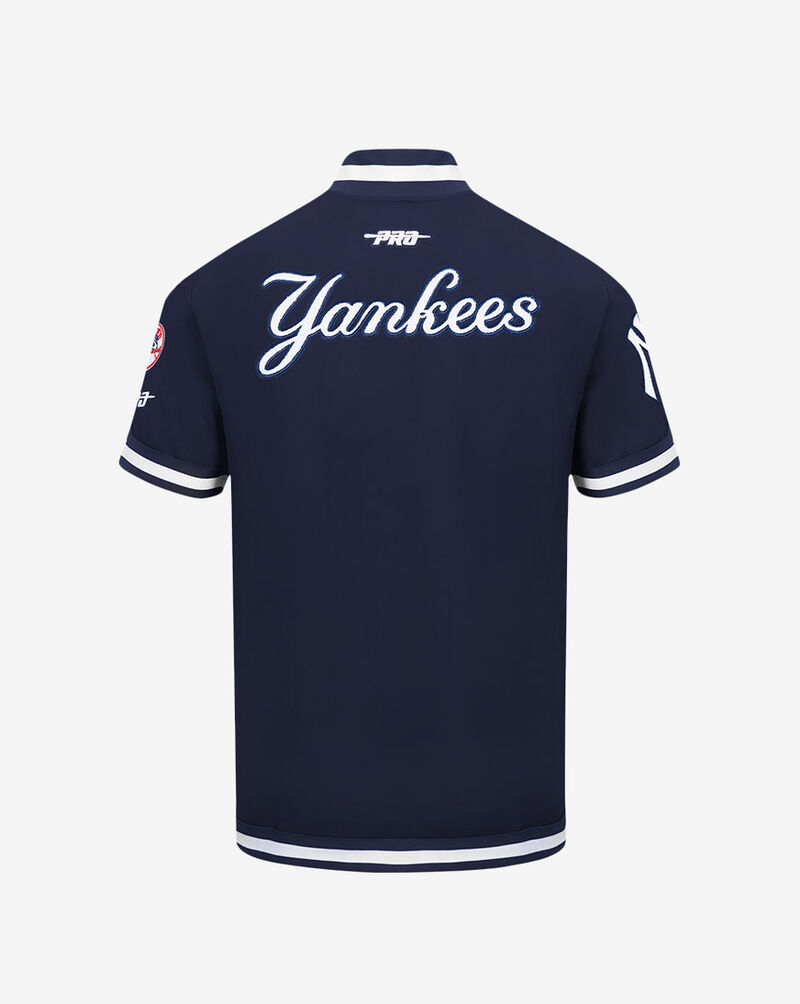 PRO STANDARD New York Yankees Gerrit Cole #45 Short Sleeve Classic Player Double Knit Warm Up Jacket LNY1315891-MDN Blue 2