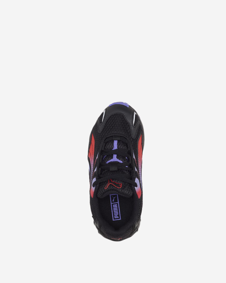 希少　00s PUMA flat shoes black red Boys Puma No Lace Sneakers Red & Black Size 4C Soft Foam | eBay