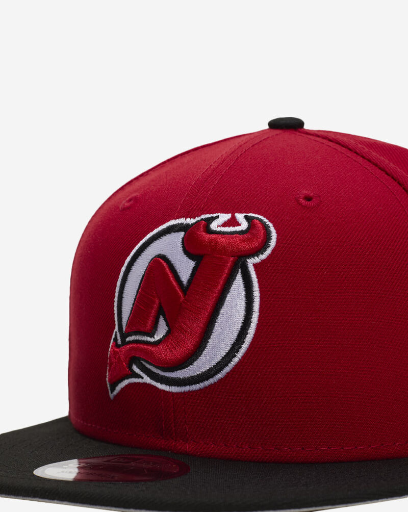 New Era 9Fifty New Jersey Devils Evergreen Snapback Hat 60649573 Red 2