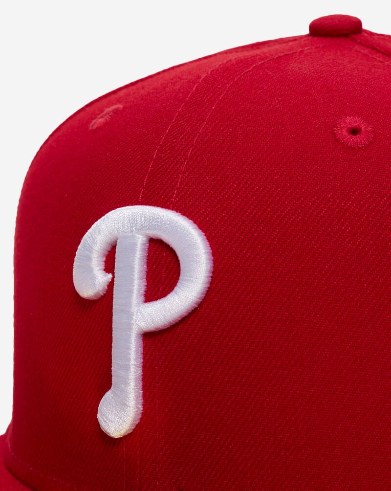 New Era 59Fifty Philadelphia Phillies Core Fitted Hat 60399194 Red 2