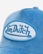 Von Dutch Velvet Trucker Hat VDHT234-BLUE Blue 2