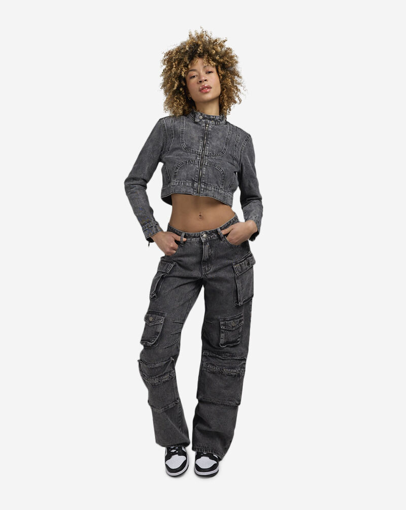 American Bazi Horse Shoe Stitching Denim Jacket RJK-9865 Black 4