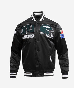 New York Jets Mash Up Rib Satin Jacket