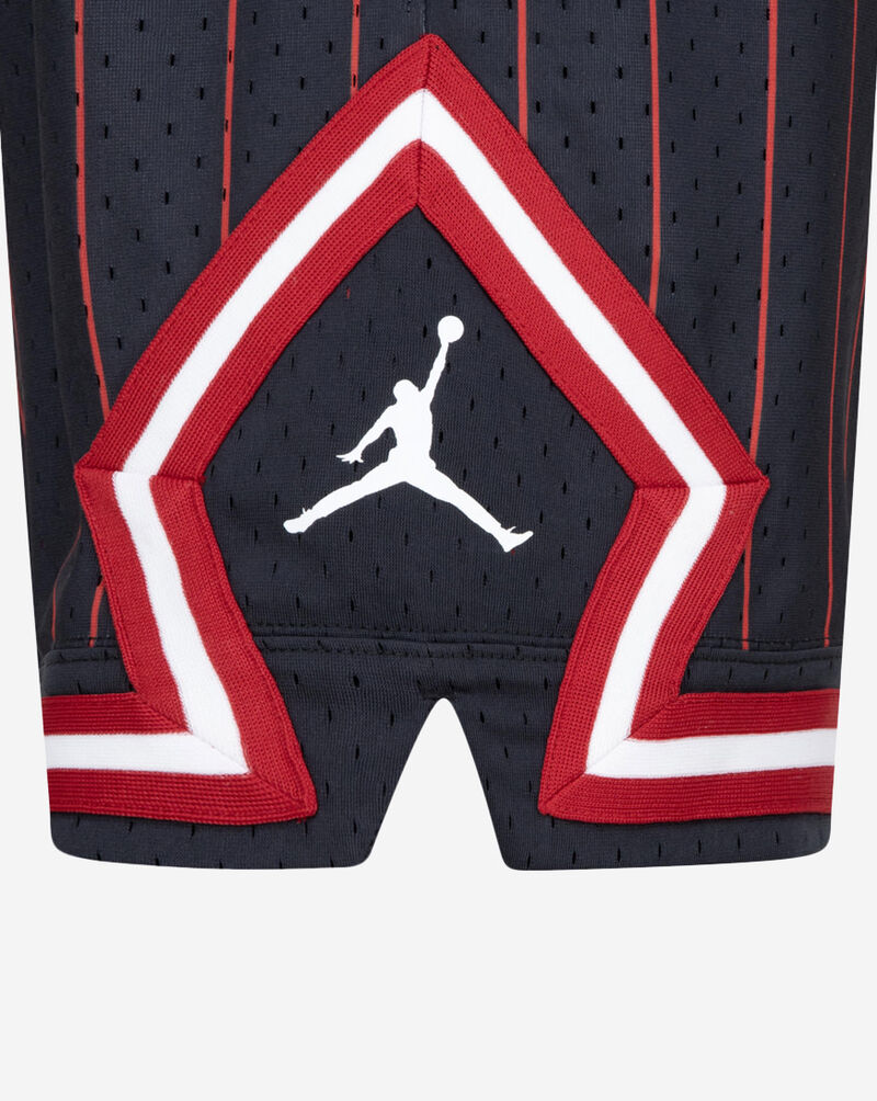 Jordan Big Kids' Pinstriped Diamond Shorts 95D429-023 Black 2