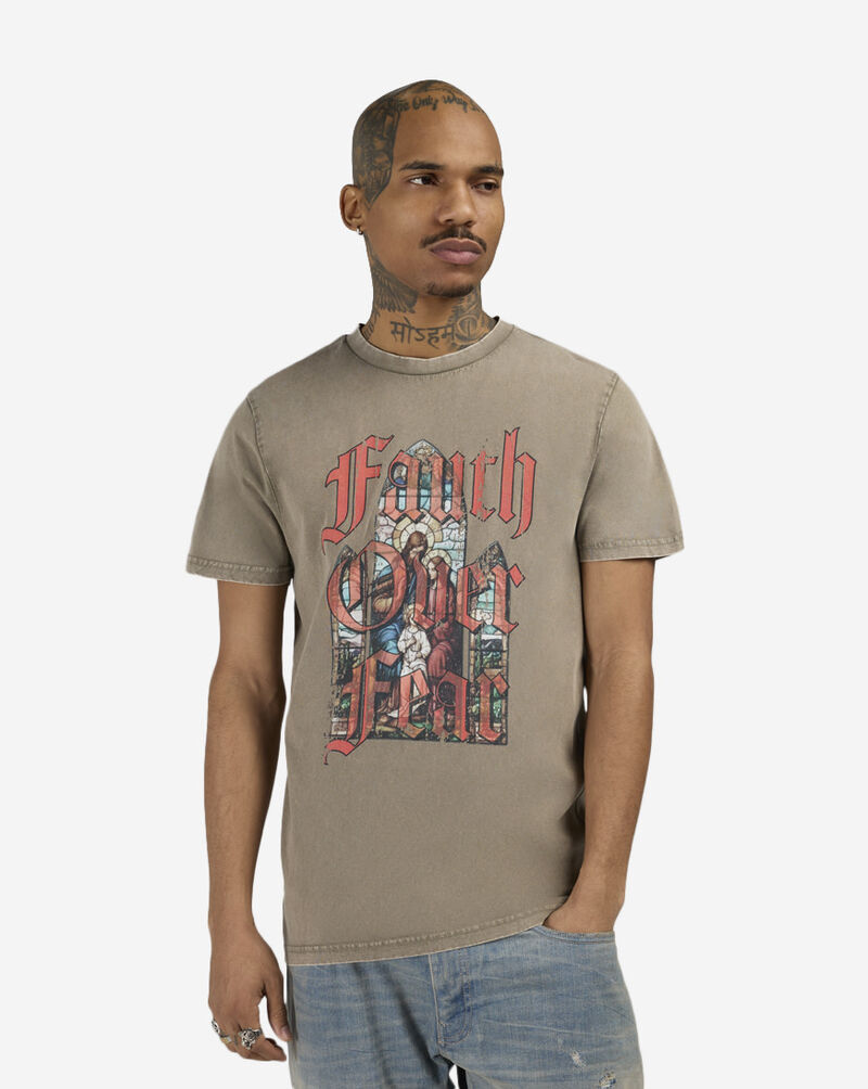 Mister Tee FOF Stained Glass Window Tee MTUS468A-US-03254 Beige 1