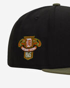 New Era 59Fifty Detroit Tigers Green Bark Fitted Hat 70948471 Black 2