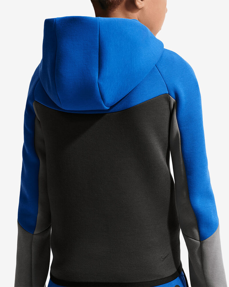 Nike Big Kids' Tech Fleece Full-Zip Hoodie HV5867-481 Blue 3