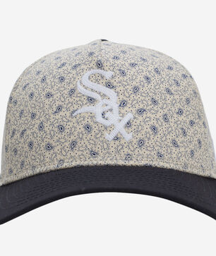 9Forty Chicago White Sox A-Frame Micro Print Energy Snapback Hat
