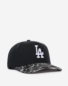 Mitchell  Ness Los Angeles Dodgers Pro Pinch Tribal Shine Snapback Hat HP20522-LADBKSV Black 1