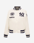 PRO STANDARD New York Yankees Retro Classic Rib Satin Jacket LNYU35768-EMN cream 1