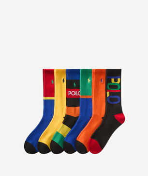 Colorblock Pony Quarter 6PK (L)