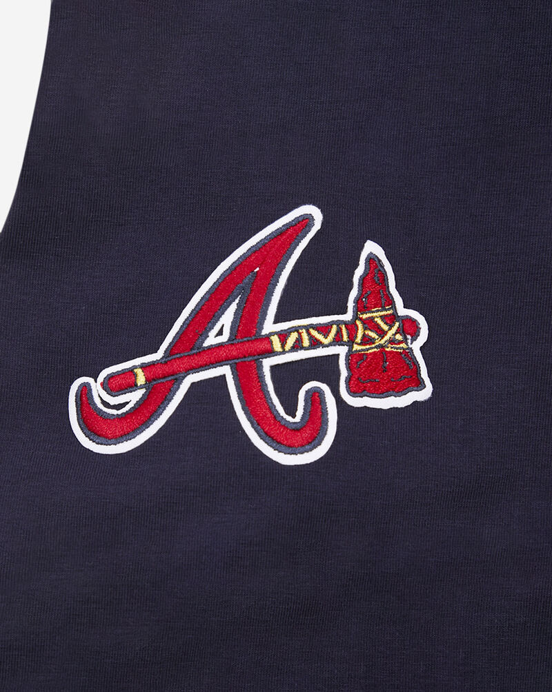 PRO STANDARD Atlanta Braves Classic Slim Fit Tee  LABA34347-MDN Blue 4