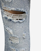 Decibel Rhinestone Rip and Repair Jeans SS25-MD004 Blue 3