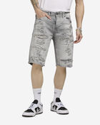Jordan Craig Distressed Denim Shorts J3220S-GRY Grey 1