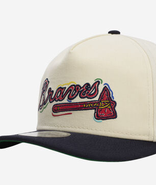 9Fifty Atlanta Braves Scribble Golfer Snapback Hat