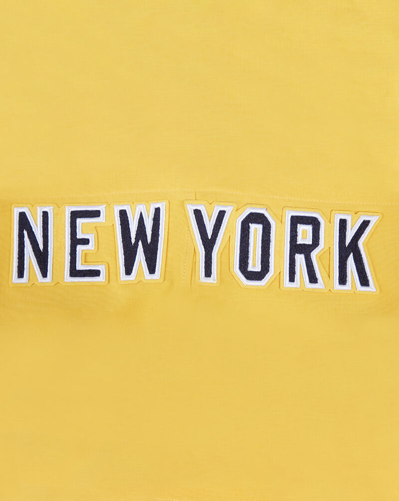 PRO STANDARD New York Yankees Classic Chenille Double Knit Pull Over Hoodie  LNY531152-YEL Yellow 4