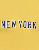 PRO STANDARD New York Yankees Classic Chenille Double Knit Pull Over Hoodie  LNY531152-YEL Yellow 4