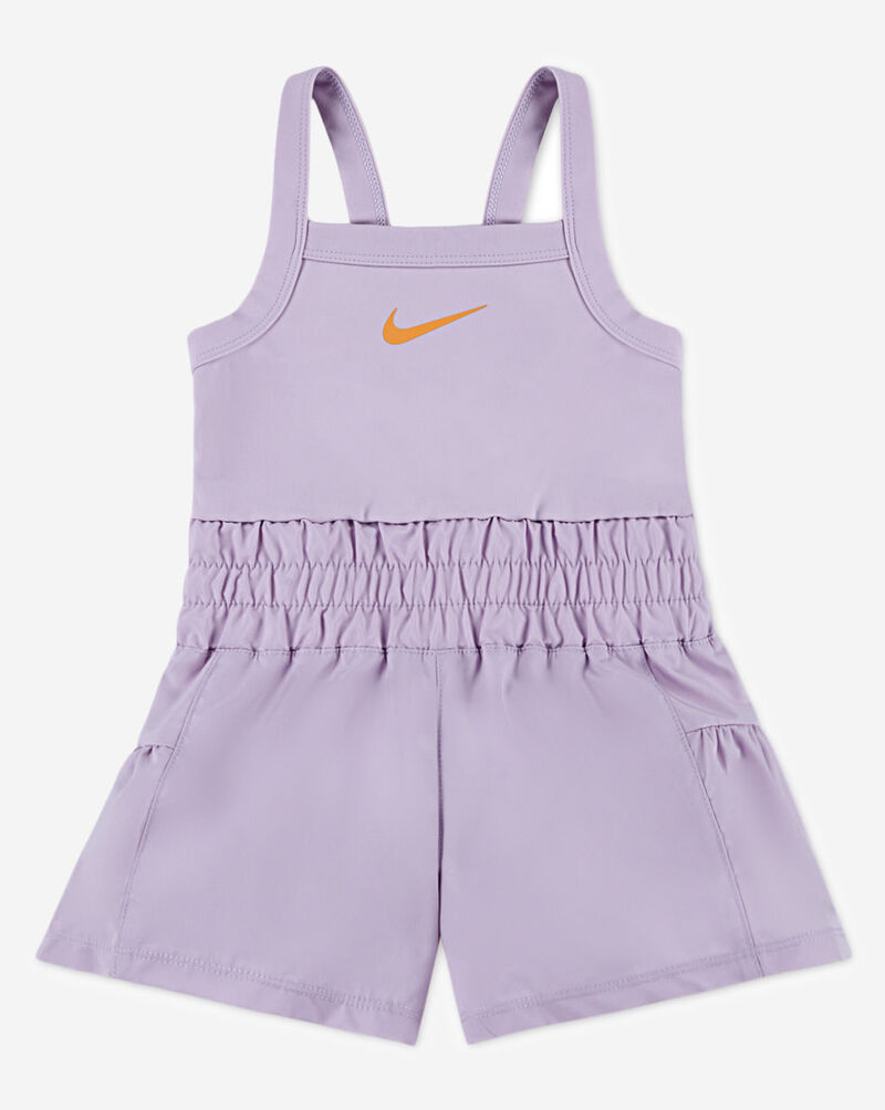 Nike Toddler Sunny Swoosh Romper 26M929-P6I Purple 1