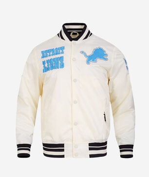 Detroit Lions Retro Classic Rib Satin Jacket
