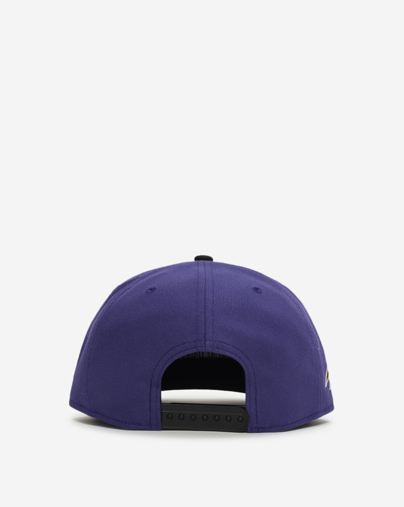 New Era 9Fifty Baltimore Ravens Helmet A-Frame Snapback Hat 60974190 Purple 3