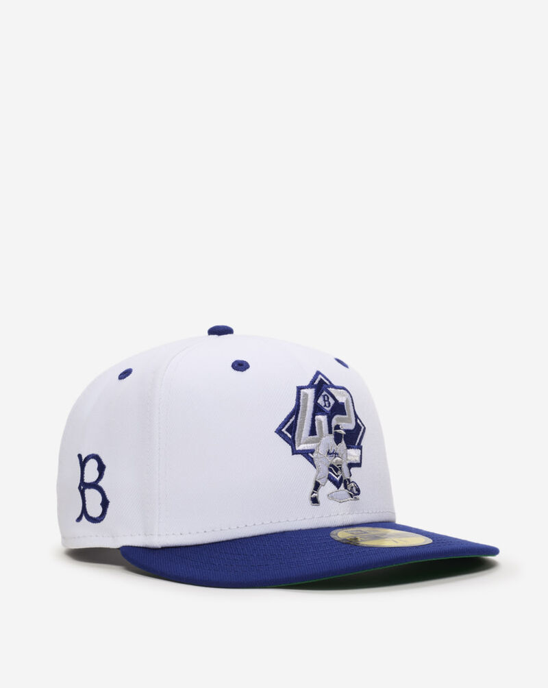 New Era 59Fifty Jackie Robinson Player Edition Fitted Hat 60693570 White 1