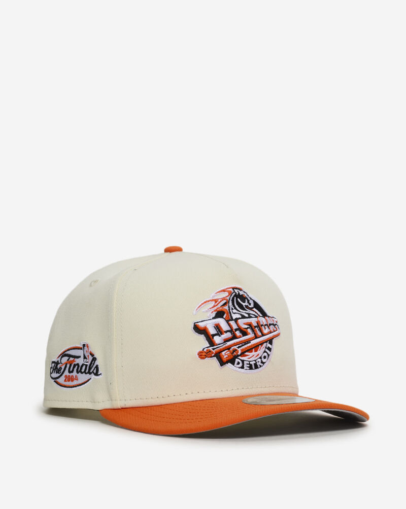New Era 9Fifty Detroit Pistons A-Frame Snapback Hat 71008544 cream 1