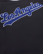 PRO STANDARD Los Angeles Dodgers Short Sleeve Classic Chenille Double Knit Tee  LLD131900-BLK Black 4