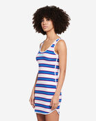 Go Lydia Printed Stripe Dress