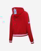 PRO STANDARD St. Louis Cardinals Retro Classic Fleece Cropped Pull Over Hoodie  LSCC35749-RED Red 3