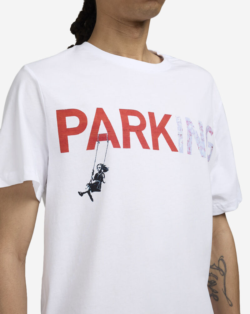 Mister Tee Banksy Parking Tee MCUS165-US-00220 White 3
