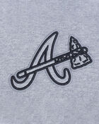 Atlanta Braves Neutral Drop Shoulder Fleece Pull Over Hoodie