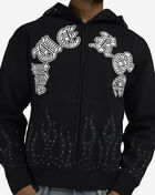 Hasta Muerte Flames Hoodie MUERTEFLMHOOD-01 Black 3