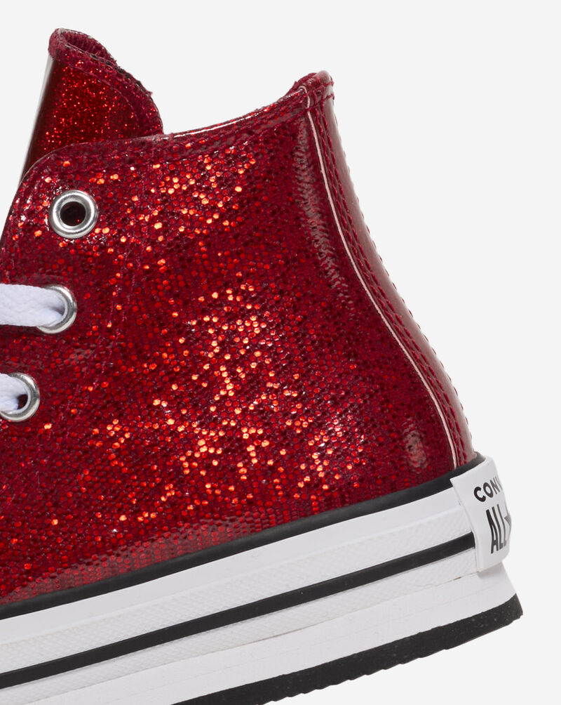 Converse Pre-School Chuck Taylor All Star Lift Platform Disco A17659C Red 8