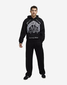 Smoke Rise Dystopia Oversized Fleece Hoodie FO25172SN-BLK Black 4