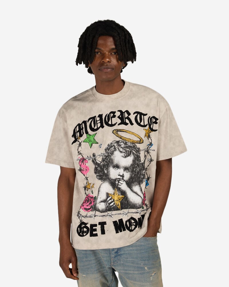 Hasta Muerte Get Money Angel Tee HMGMA004-BON cream 1