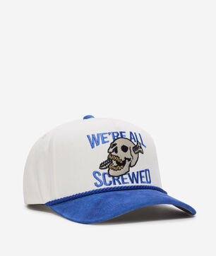 Were All Screwed 2 Tone Twill Trucker