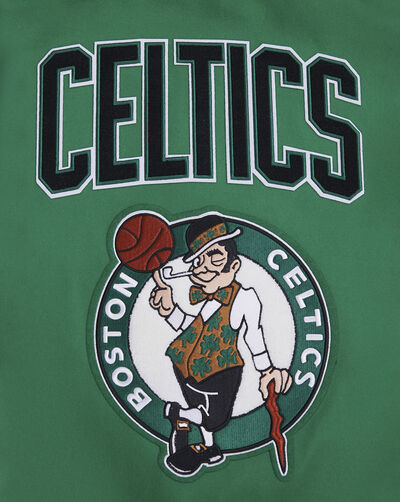 Boston Celtics Retro Classic Rib Wool Varsity Jacket