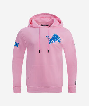 Detroit Lions Classic Chenille Double Knit Pull Over Hoodie