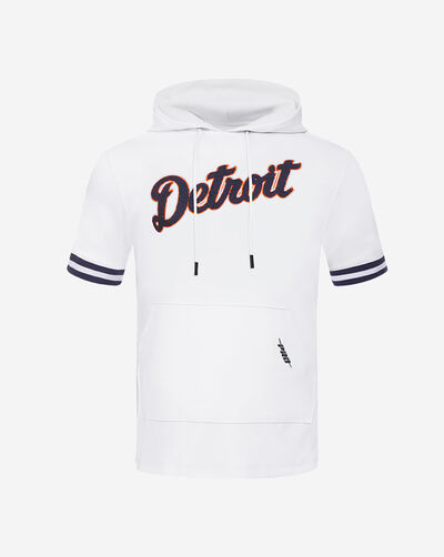 Detroit Tigers Classic Chenille Double Knit Pull Over Hoodie 