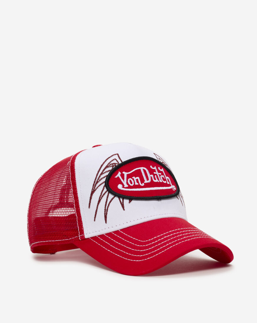 Shop Von Dutch Crypt Trucker Hat VDHH0057 red | SNIPES USA