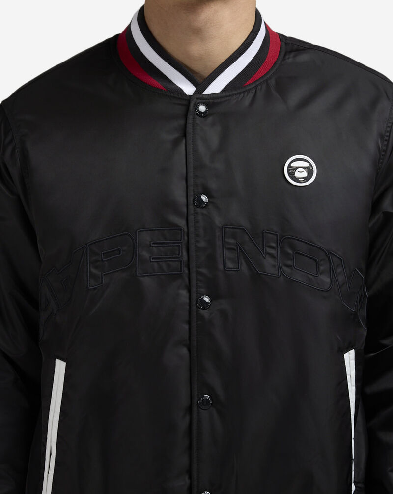 AAPE Baseball Padded Jacket AAPJK7656XXN-BKX Black 3