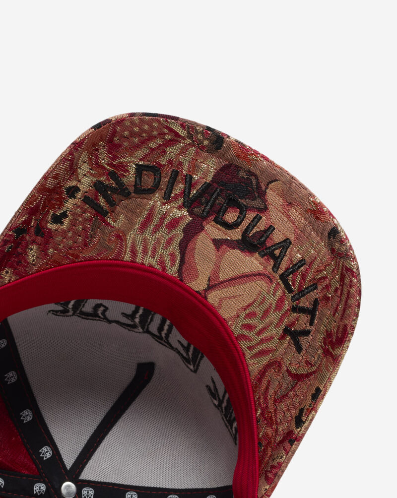 Cult of Individuality Tapestry Print 5 Panel Trucker Hat 626AS-CHS03A Multi 4