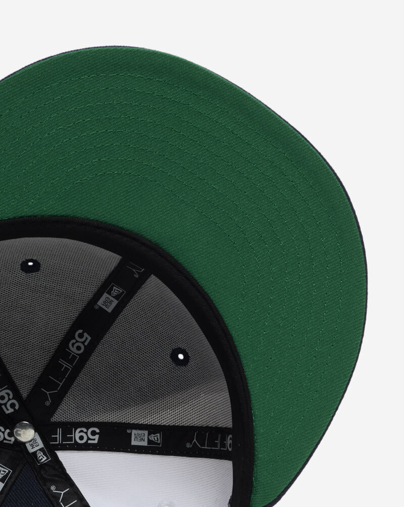 New Era 59Fifty New York Yankees Wave Script Fitted Hat 60949341 Blue 4