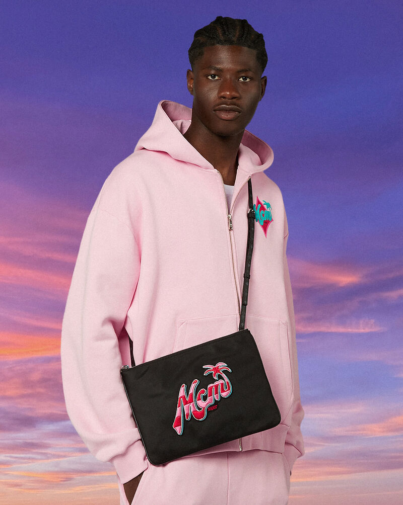 MCM MCM x SNIPES Aren Flat Pouch Medium MYZFSTA08BK001 Black 9