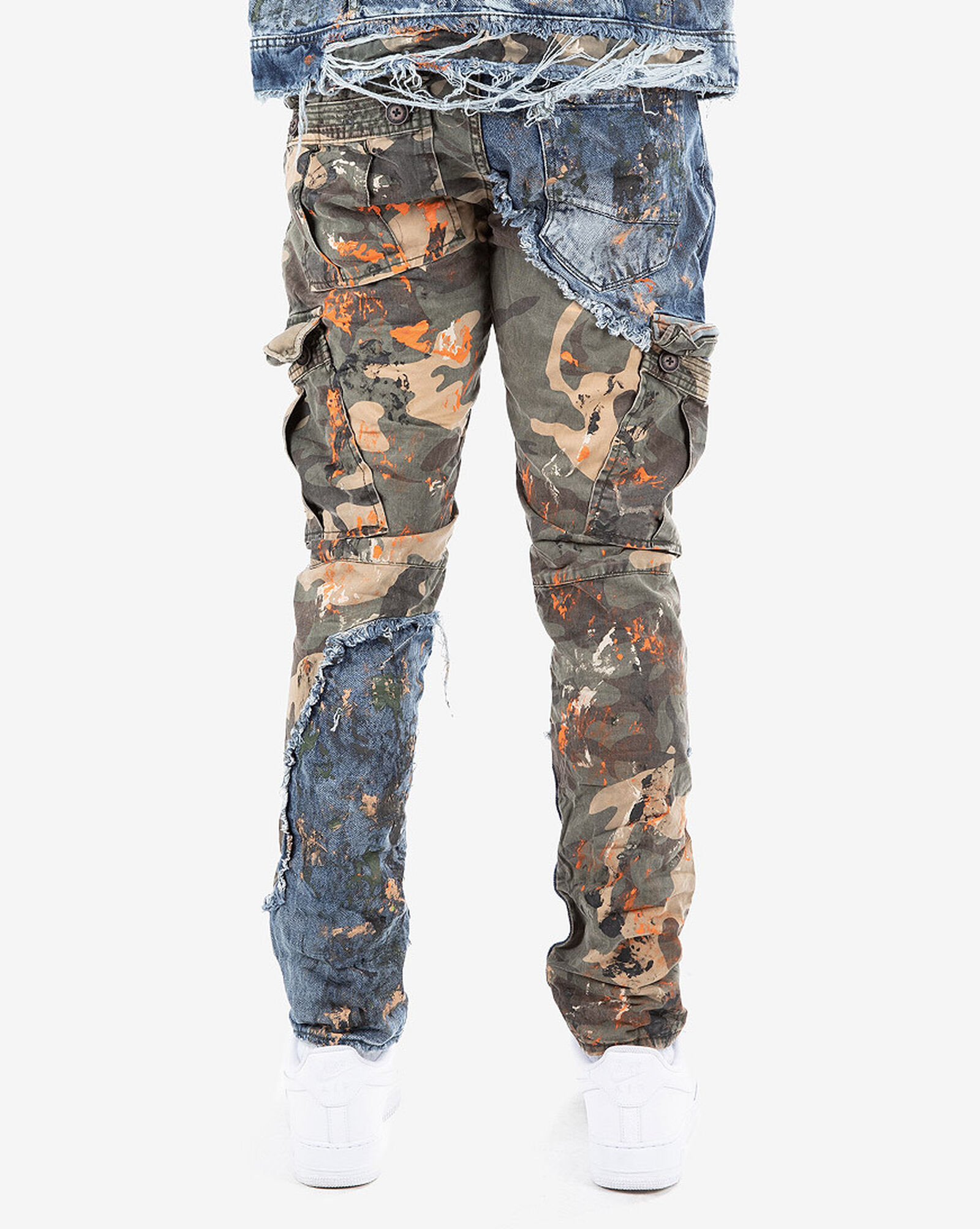 Jordan Craig Mixed Camo Denim Jeans Mens Clothes | SNIPES USA