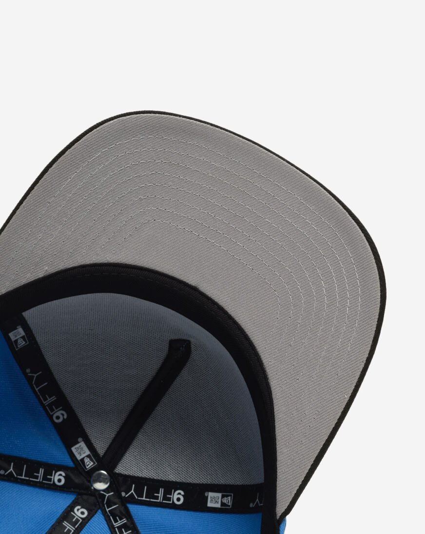 Shop New Era 9Fifty Detroit Lions Helmet A-Frame Snapback Hat