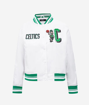 Boston Celtics Mash Up Rib Satin Jacket