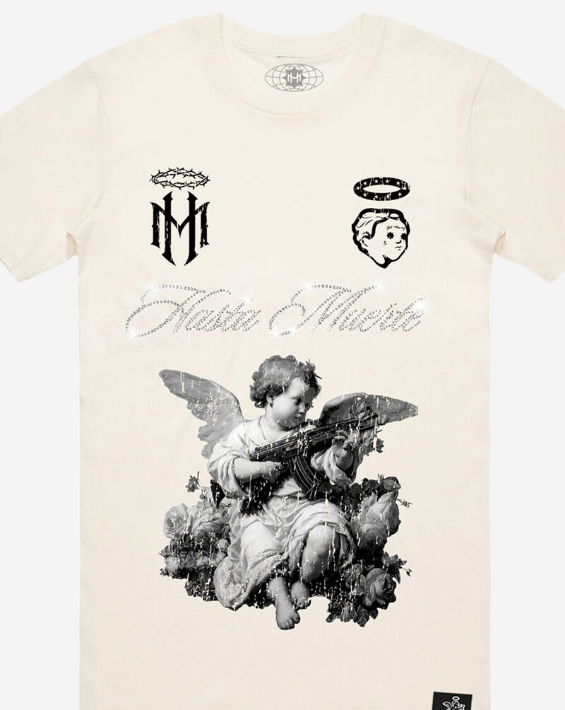 Hasta Muerte Faith Gets Money Tee HM-FAITHGETSMONEYRS-TEE-NATURAL cream 3