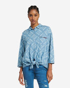All-Over Logo Chambray Shirt