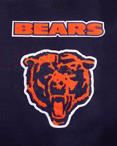 Chicago Bears Retro Classic Rib Wool Varsity Jacket Chicago Bears Retro Classic Rib Wool Varsity Jacket